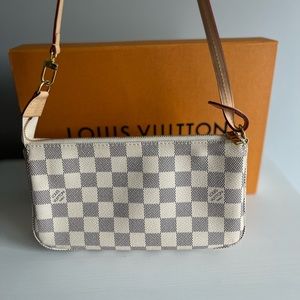 Louis Vuitton Pochette Accesoories N41207-Damier Azur canvas